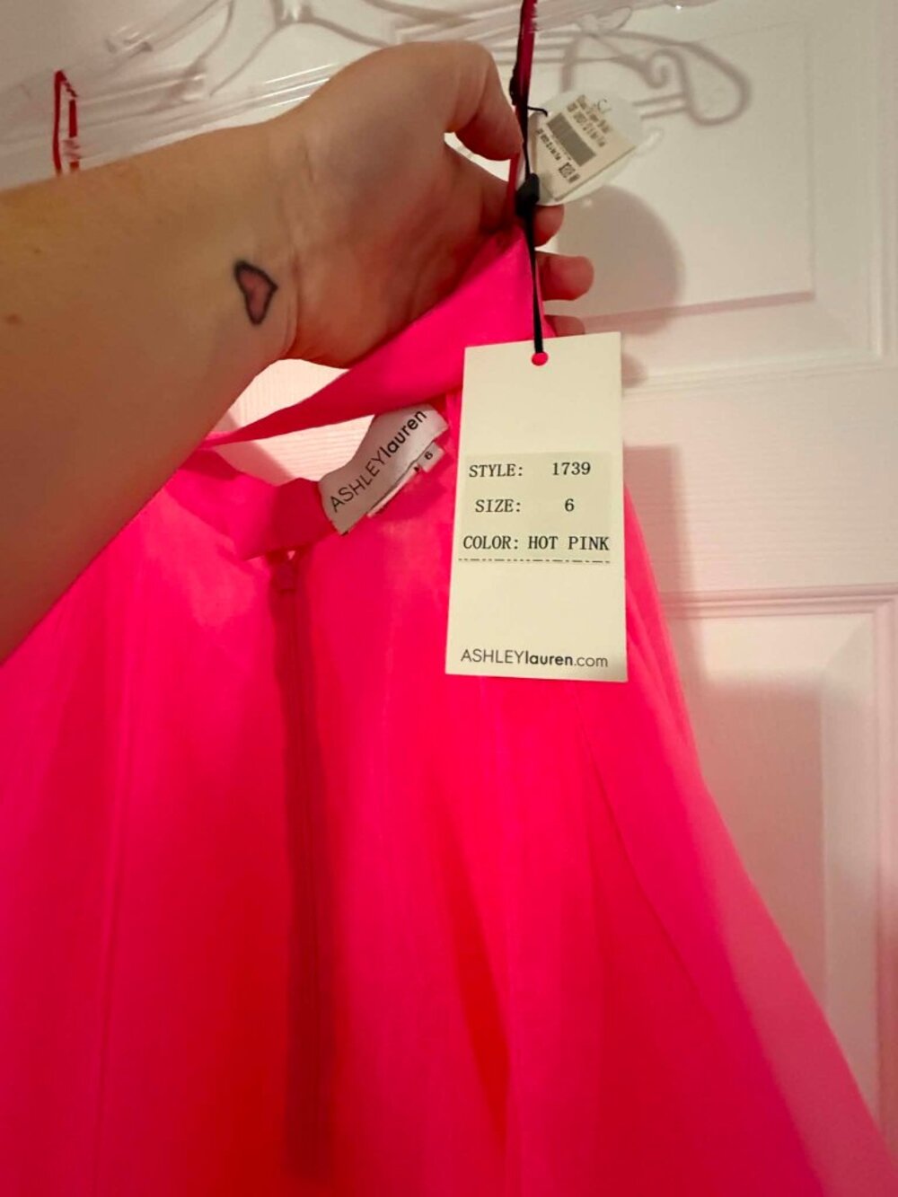 HOT PINK AshleyLauren Overskirt! NEW